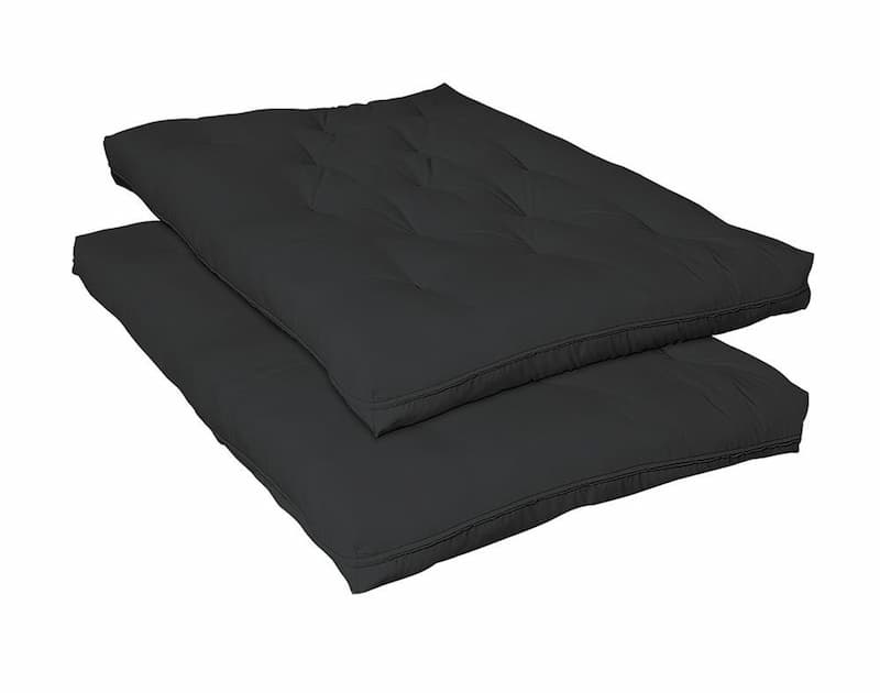 9" Premium Innerspring Futon Pad Black