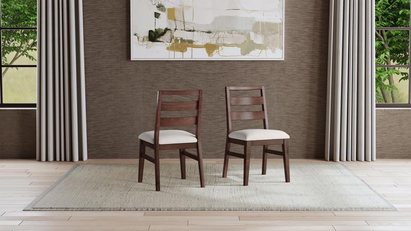 Voss Ladderback Upholstered Side Chair (2 pack)