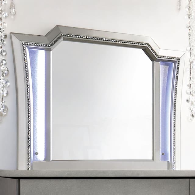 Kaitlyn LED & Champagne Mirror W/Led