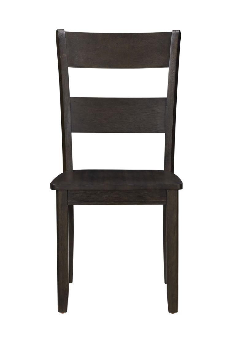 Haddie Distressed Walnut Side Chair (Set-2)
