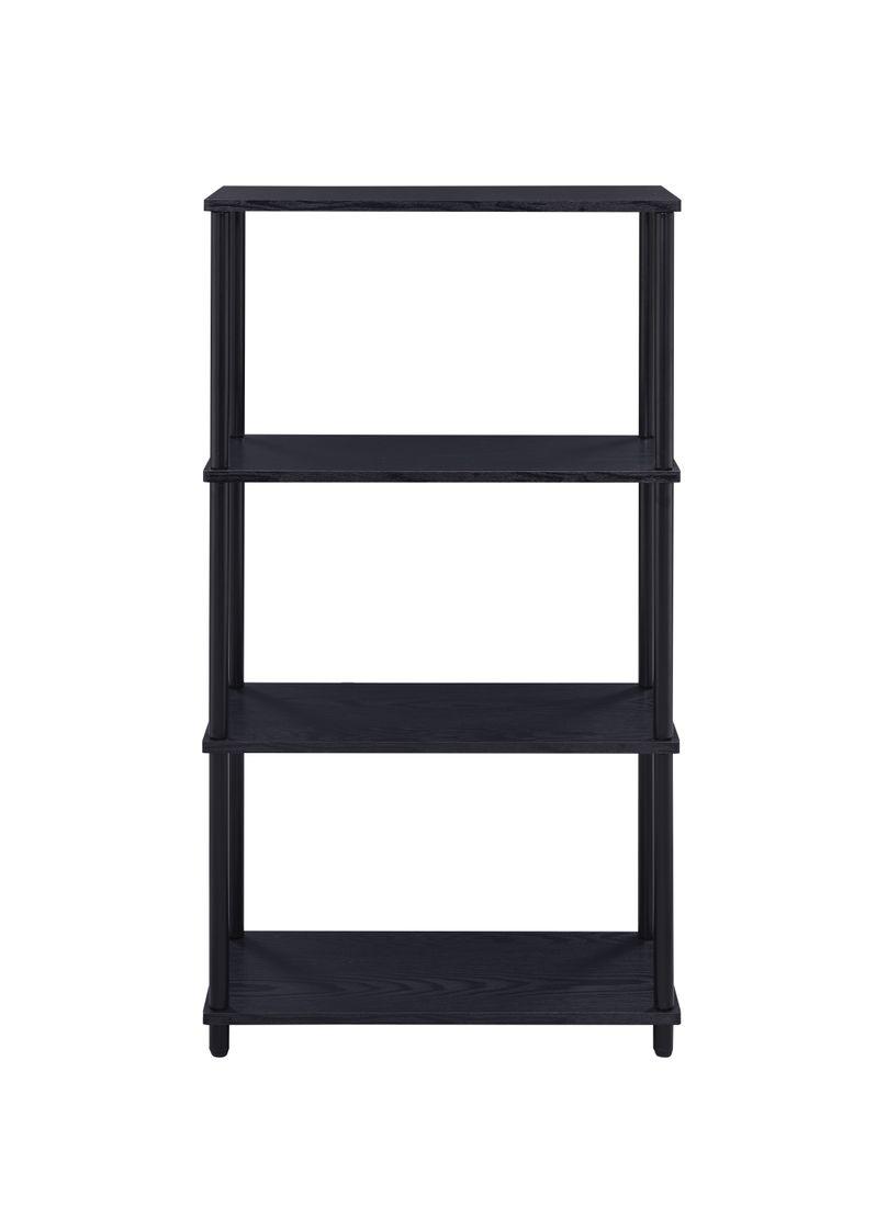 Nypho Black Finish Bookshelf