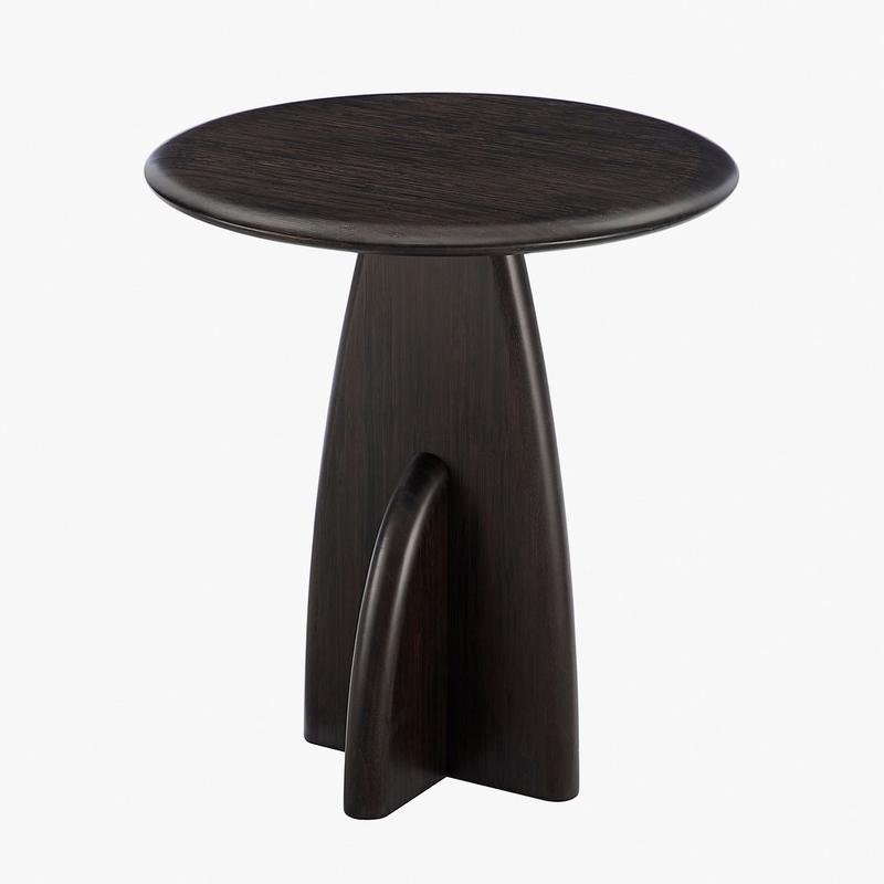 Zephyr Side Table, Caviar