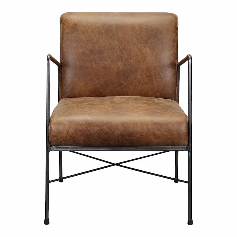 DAGWOOD LEATHER ARMCHAIR
