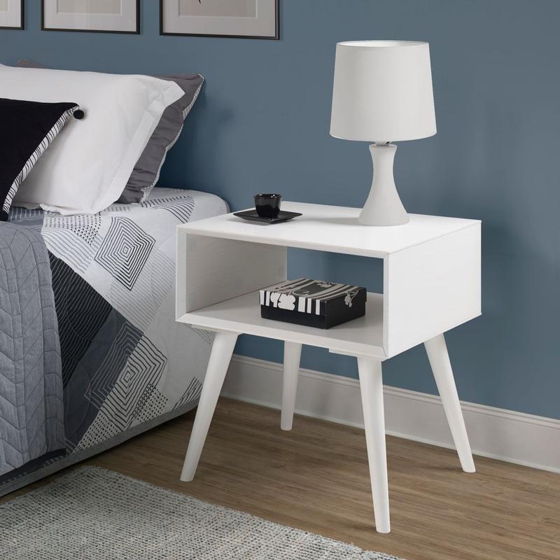 Elin End Table White