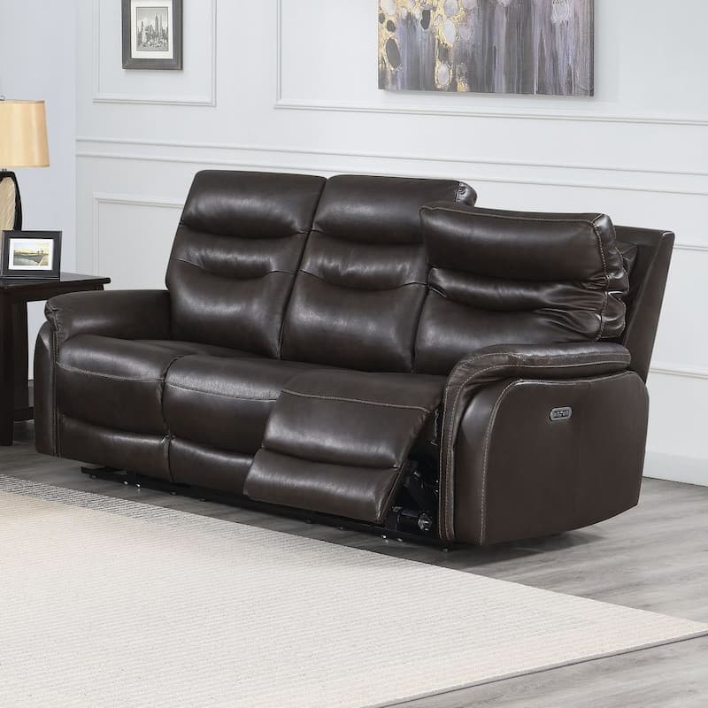 Fortuna Power Recliner Sofa - Dark Brown