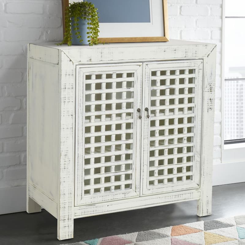 Rio Accent Cabinet White