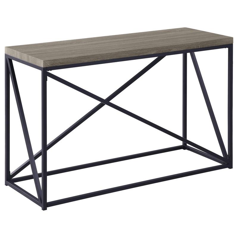 Birdie Rectangular Entryway Console Table Sonoma Grey