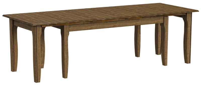 Leucadia 61.25"-133.25" Three-Leaf Extension Table