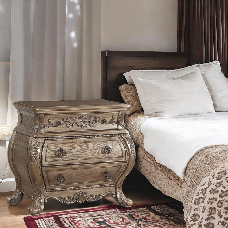 Ragenardus Vintage Oak Nightstand