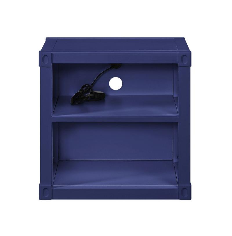 Cargo Blue Nightstand W/USB