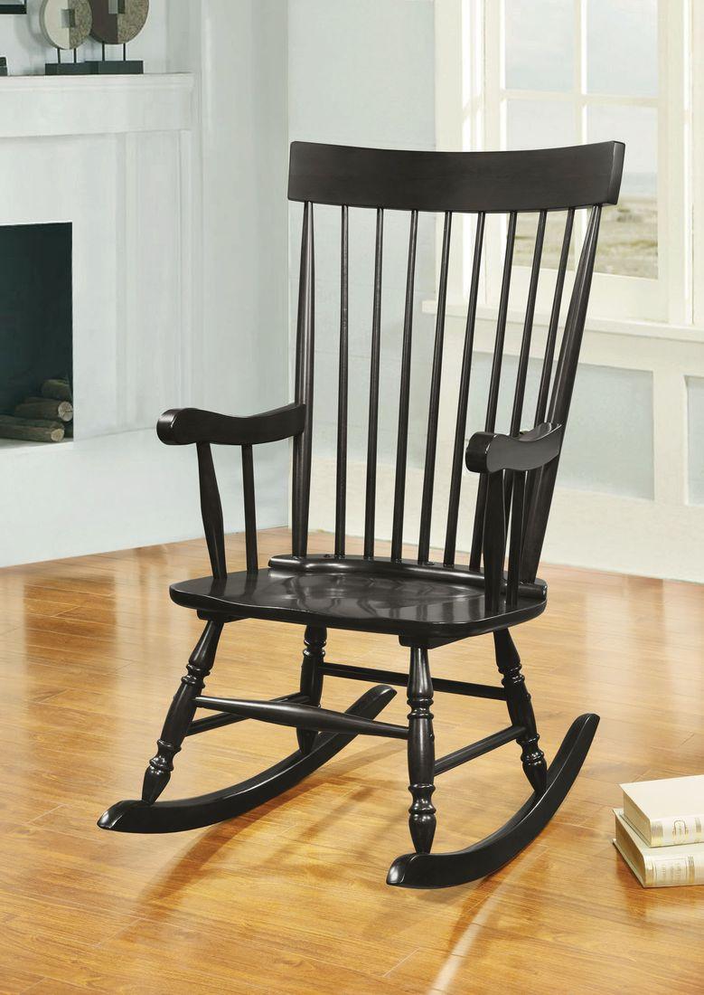 Arlo Black Rocking Chair