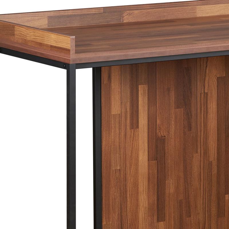 Sara Walnut & Sandy Black Writing Desk