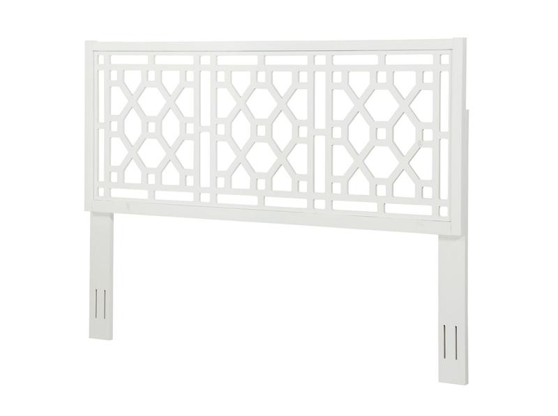 Thomas Chippendale White Headboard - King
