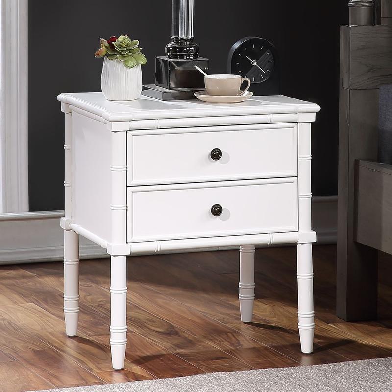 Ellison 2 Drawer Nightstand - White