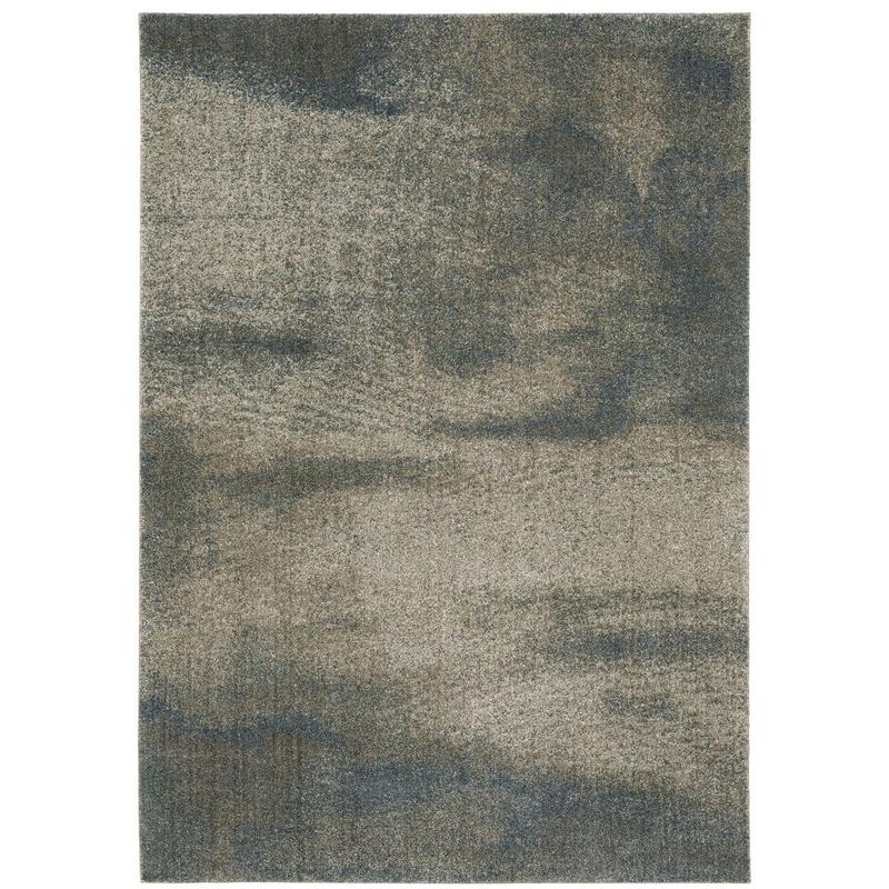 Alton 5562V Grey/ Teal Indoor Area Rug - 3'3" x 5'