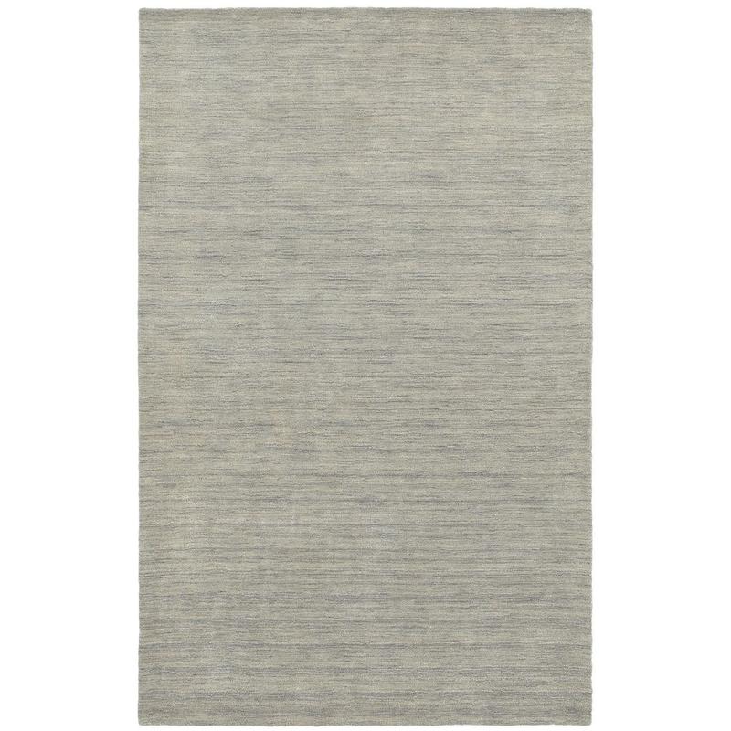 Aniston 27108 Grey Hand-crafted Wool Area Rug - 5' x 8'