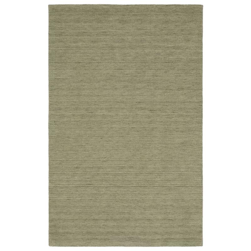 Aniston II 27120 Sage/Green Hand-crafted Wool Area Rug - 5' x 8'