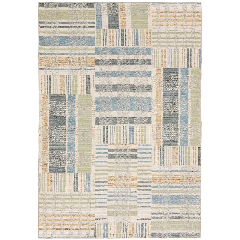 Atlas 752E0 Blue/ Green Indoor Area Rug