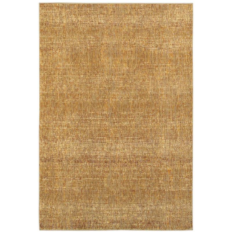 Atlas 8033R Gold/ Multi Indoor Area Rug - 3'3" x 5'2"