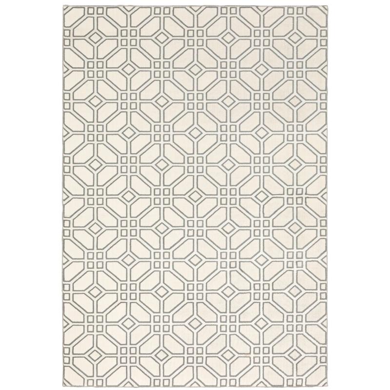 Capistrano 522A1 Ivory/ Grey Indoor Area Rug - 9'10" x 12'10"