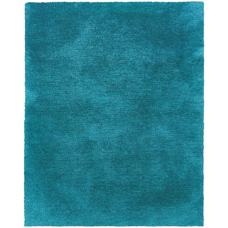 Cosmo 81104 Teal Indoor Area Rug - 3'3" x 5'3"