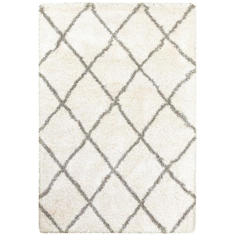 Henderson 090W9 Ivory/ Grey Indoor Area Rug - 1'10" x 3'3"