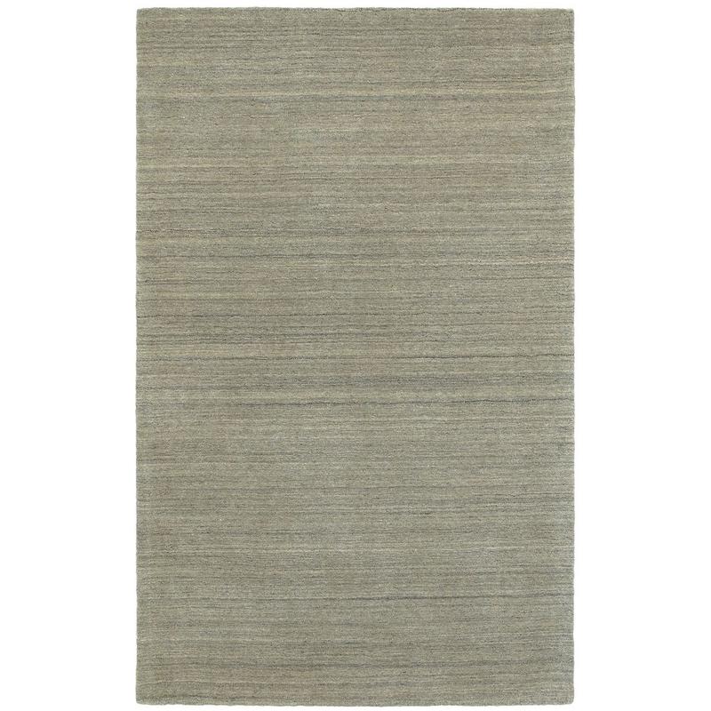 Infused 67003 Grey Hand-crafted Wool Area Rug - 10' x 13'