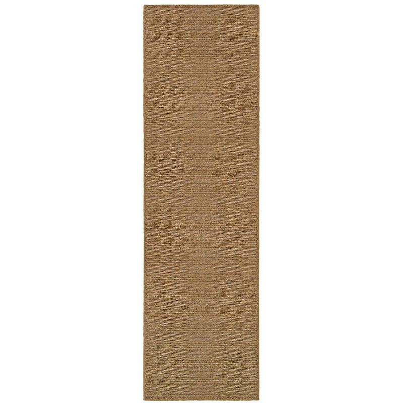 Karavia 001X3 Tan/ Light Tan Ultimate Performance Area Rug - 2'3" x 7'6"