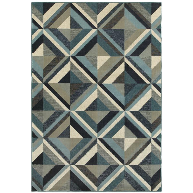 Linden 7902A Blue/ Grey Indoor Area Rug