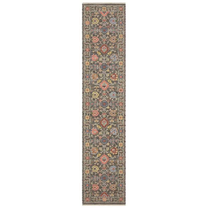 Lucca 093K1 Grey/ Multi Indoor Area Rug