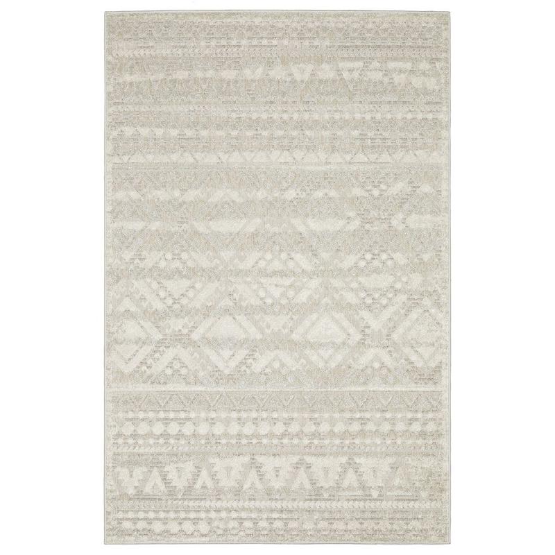 Tangier TAN01 Beige/ Ivory Indoor Area Rug - 3'3" x 5'