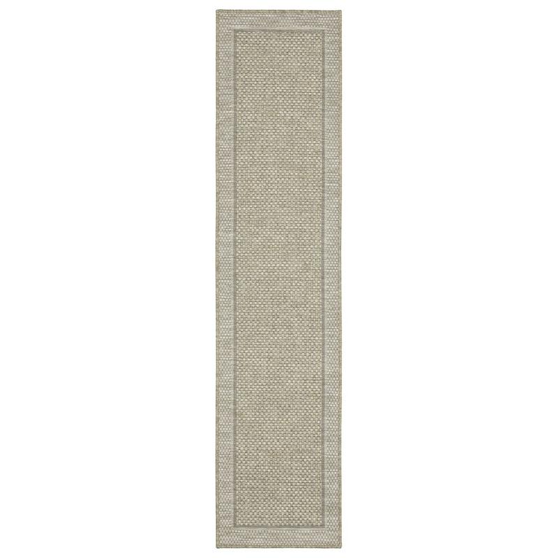 Tortuga TR06A Beige/ Black Ultimate Performance Area Rug - 1'10" x 7'6"