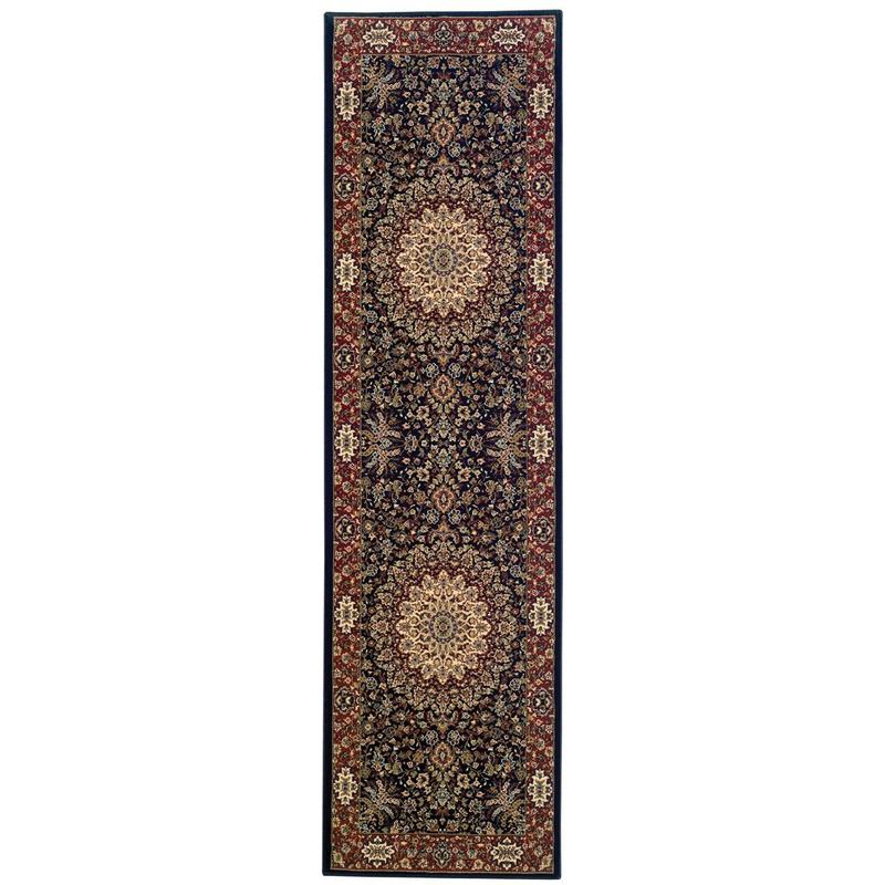 Ariana 095B3 Blue/ Red Indoor Area Rug
