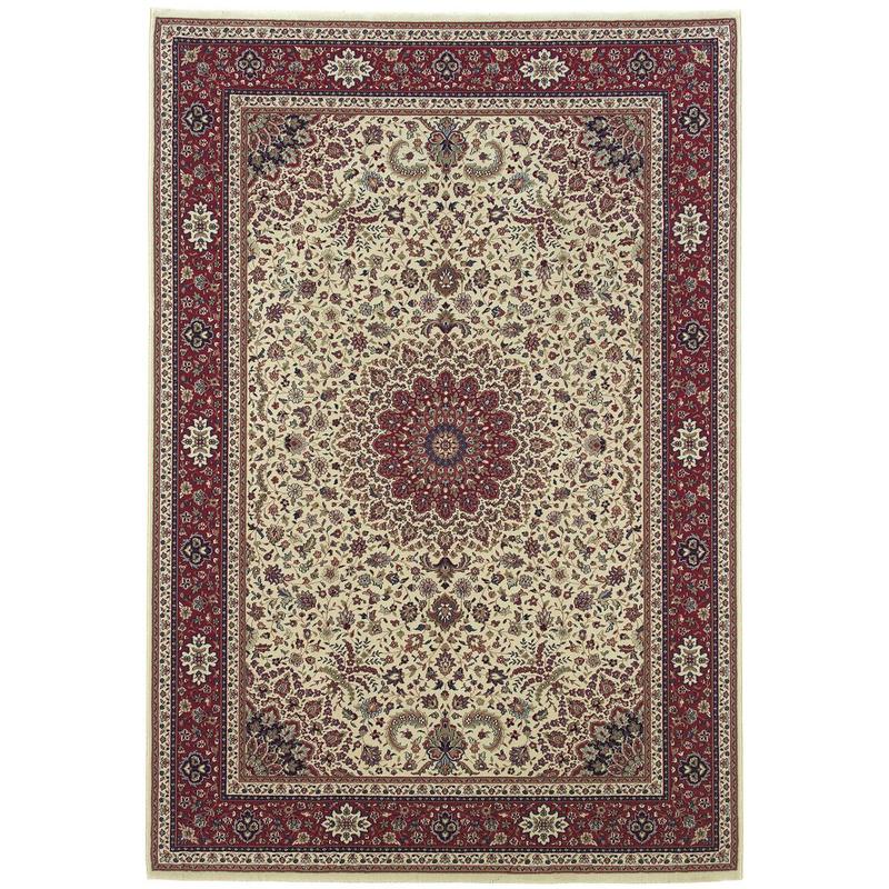 Ariana 095J3 Ivory/ Red Indoor Area Rug