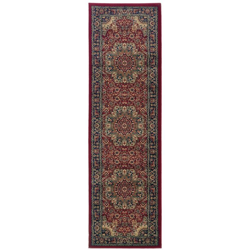 Ariana 116R3 Red/ Blue Indoor Area Rug