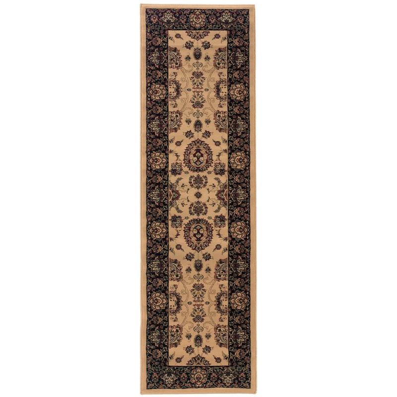 Ariana 130/7 Ivory/ Black Indoor Area Rug