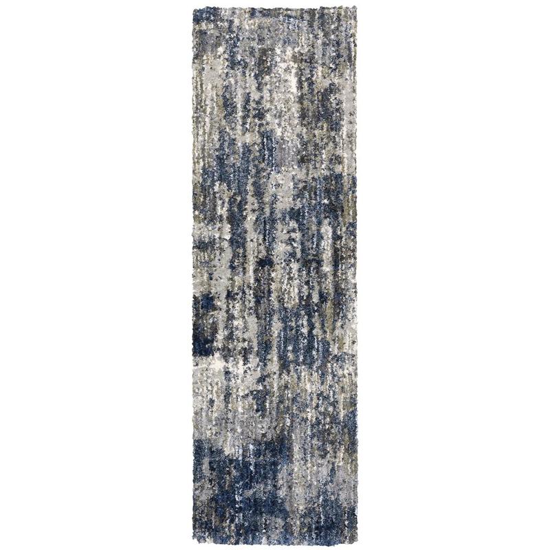 Aspen 2061L Grey/ Blue Indoor Area Rug