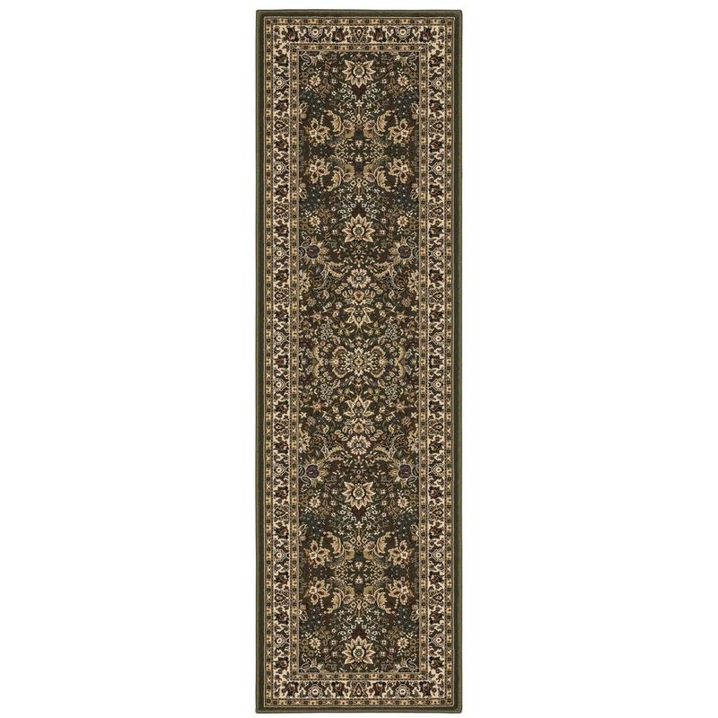 Ariana 213G8 Green/ Ivory Indoor Area Rug