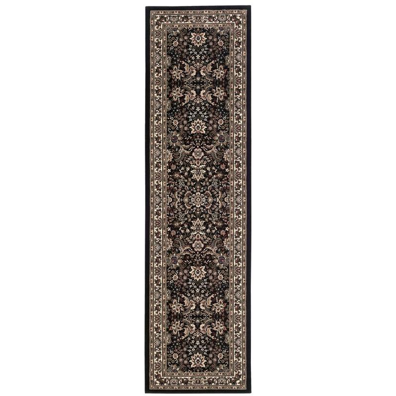 Ariana 213K8 Black/ Ivory Indoor Area Rug