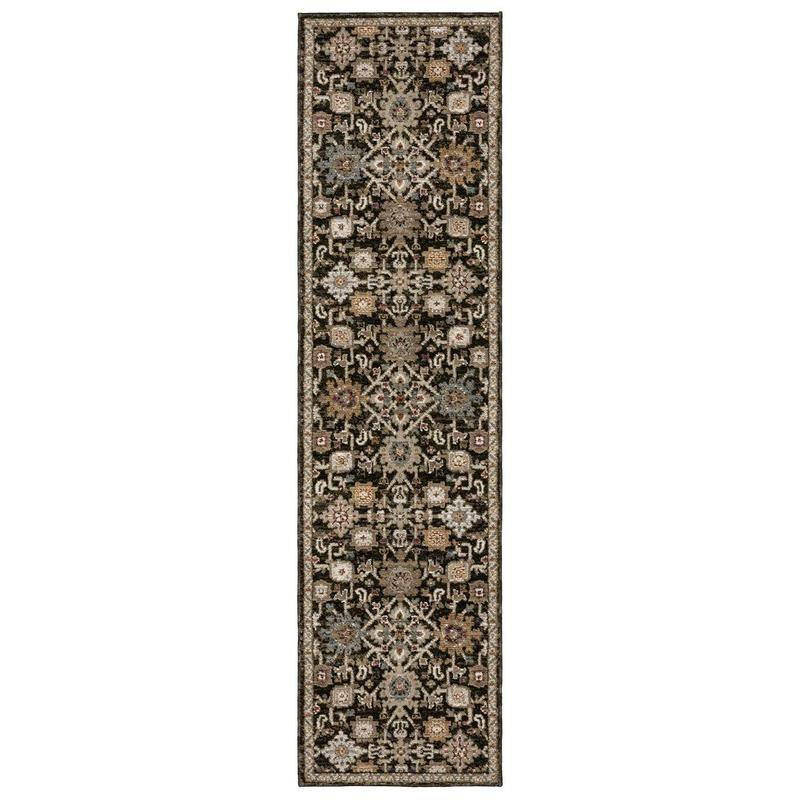 Andorra 2396B Brown/ Multi Indoor Area Rug