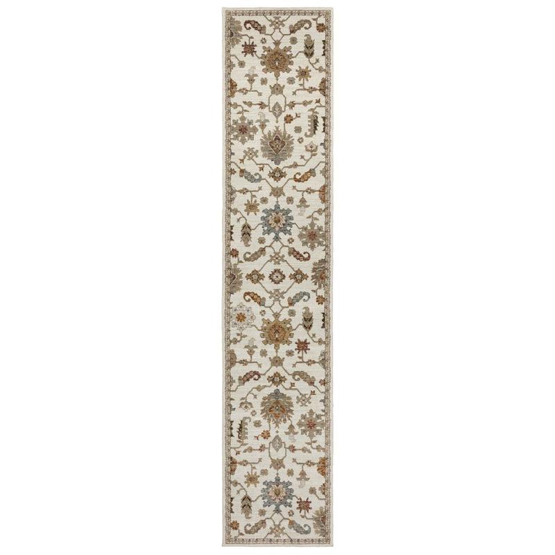 Andorra 2419B Ivory/ Multi Indoor Area Rug
