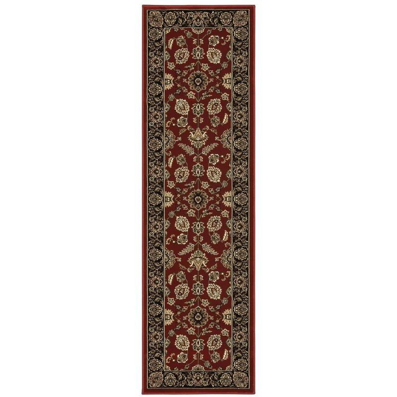 Ariana 271C3 Red/ Black Indoor Area Rug