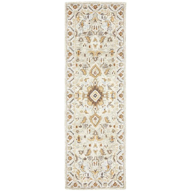 Alfresco 28403 Ivory/ Beige Indoor Area Rug