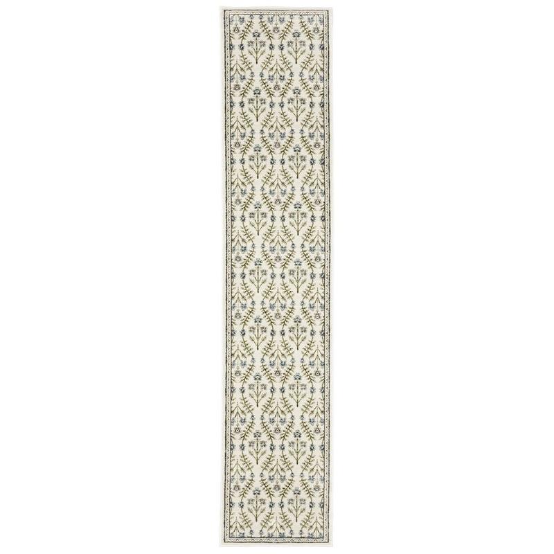Andorra 3717C Ivory/ Blue Indoor Area Rug