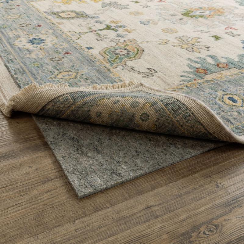 Deluxe Grip Reversible Rug Pad 0005E Grey Indoor Rug Pad - 2'2" x 7'10"