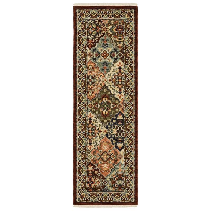 Lilihan 050X6 Red/ Multi Indoor Area Rug