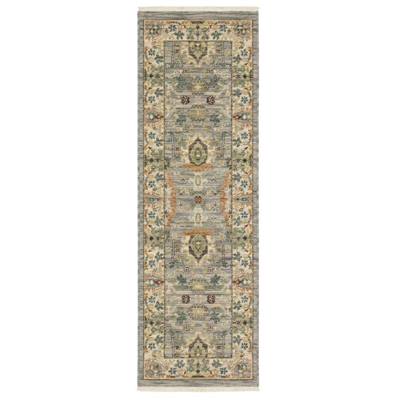 Lucca 2063L Grey/ Multi Indoor Area Rug