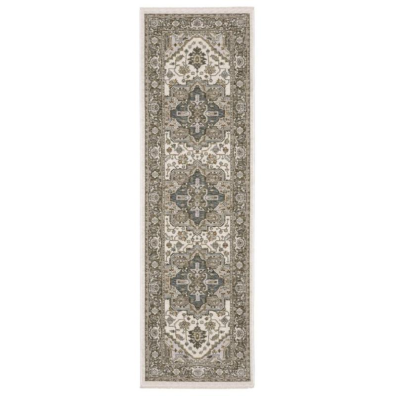 Maharaja 1144Y Ivory/ Gold Indoor Area Rug